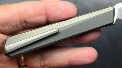 Remette Eligo SLIPJOINT Gray Titanium Handle M390 Blade