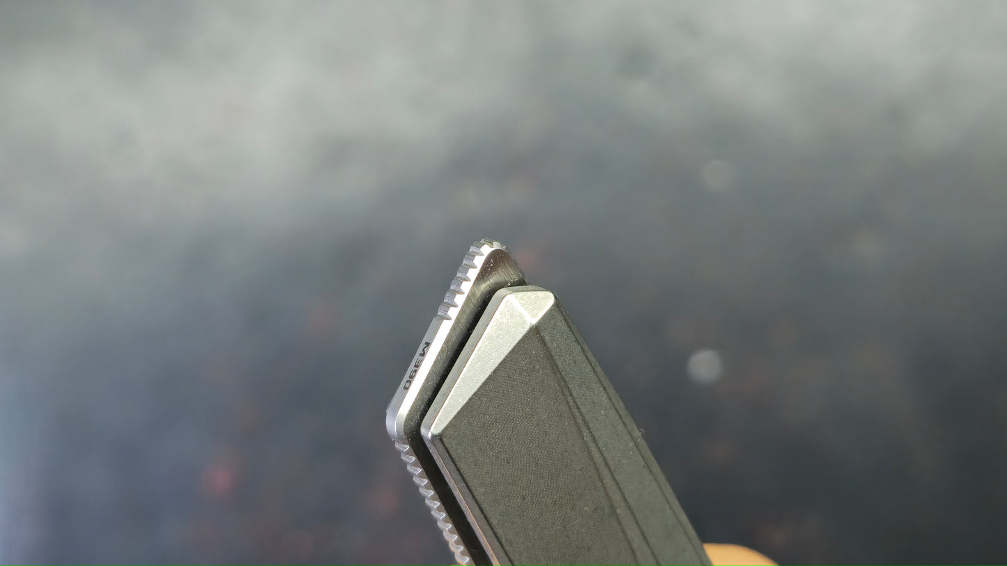 Remette Eligo SLIPJOINT Gray Titanium Handle M390 Blade