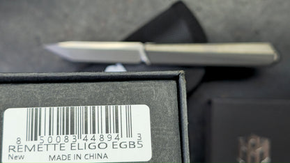 Remette Eligo SLIPJOINT Gray Titanium Handle M390 Blade