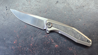 Zero Tolerance ZT0470 Sinkevich Titanium/Carbon Fiber Handle CPM 20CV Blade