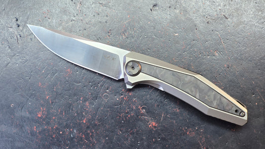Zero Tolerance ZT0470 Sinkevich Titanium/Carbon Fiber Handle CPM 20CV Blade