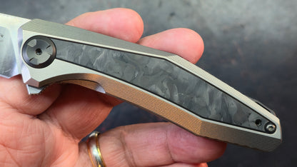 Zero Tolerance ZT0470 Sinkevich Titanium/Carbon Fiber Handle CPM 20CV Blade