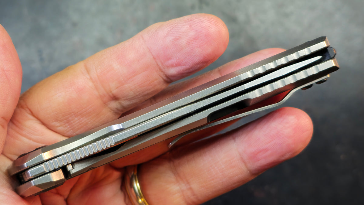 Zero Tolerance ZT0470 Sinkevich Titanium/Carbon Fiber Handle CPM 20CV Blade