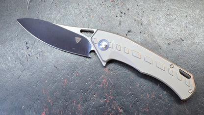 Tuya Knife Chicane Titanium Handle S35VN Blade
