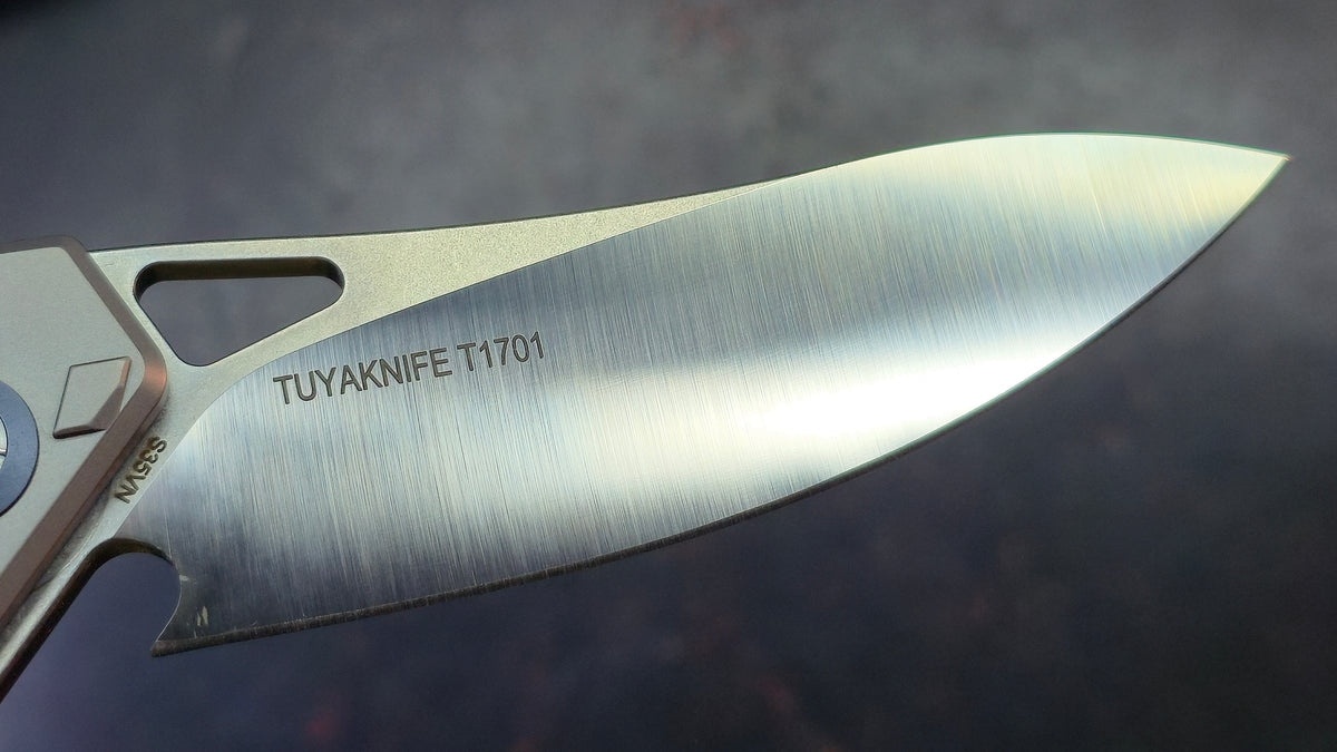 Tuya Knife Chicane Titanium Handle S35VN Blade
