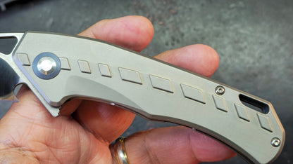 Tuya Knife Chicane Titanium Handle S35VN Blade