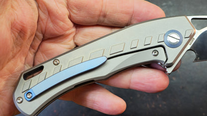 Tuya Knife Chicane Titanium Handle S35VN Blade