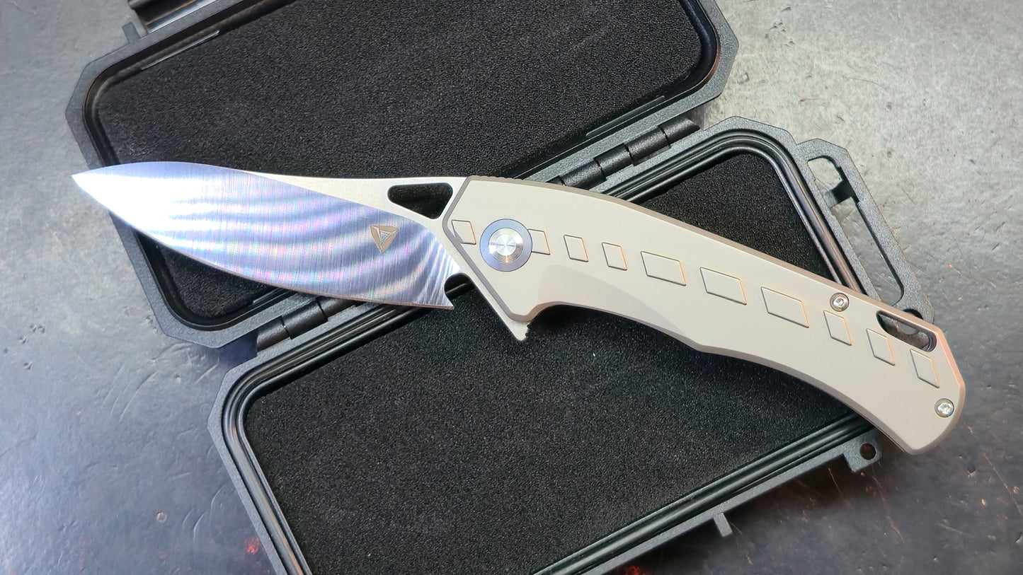 Tuya Knife Chicane Titanium Handle S35VN Blade