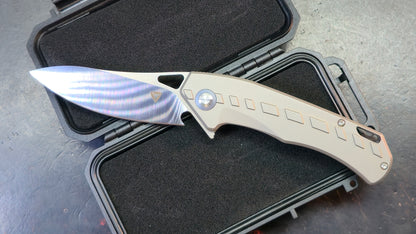 Tuya Knife Chicane Titanium Handle S35VN Blade
