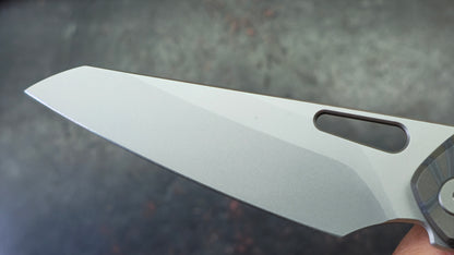 WE Vision R Tiger Stripe Titanium Handle CPM 20CV Blade