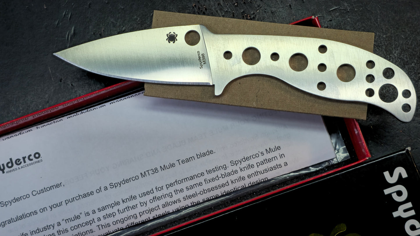 Spyderco Mule Team Bohler M398 Microclean