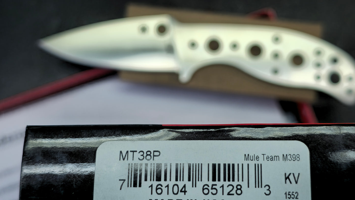 Spyderco Mule Team Bohler M398 Microclean