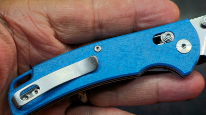 Reate Horizon X - Blue Glass FatCarbon Handle Nitro-X7 Blade