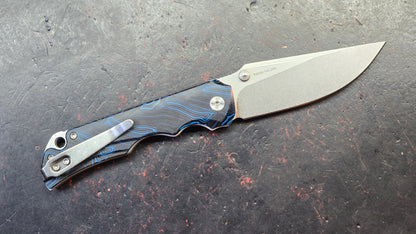 TWOSUN TS598 (FOLDED INTEGRAL) Gimascus Handle 14C28N Blade