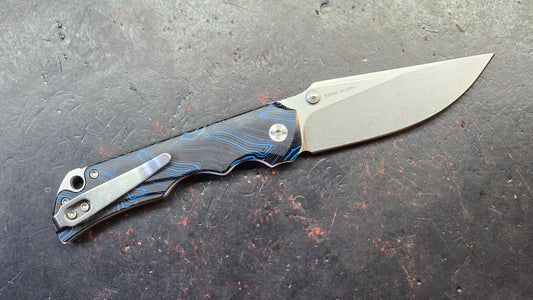 TWOSUN TS598 (FOLDED INTEGRAL) Gimascus Handle 14C28N Blade
