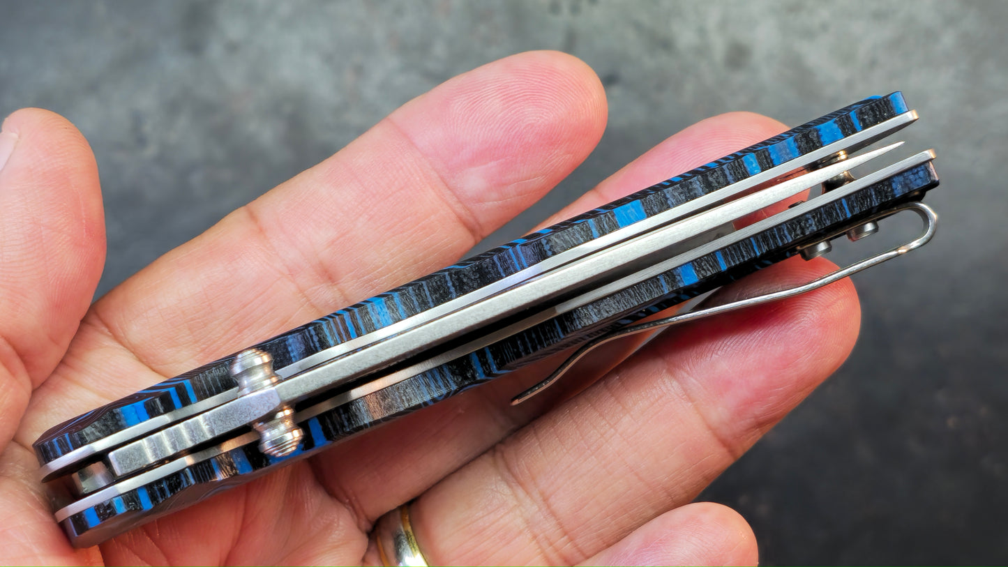 TWOSUN TS598 (FOLDED INTEGRAL) Gimascus Handle 14C28N Blade