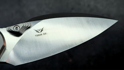 TWOSUN TS629 Titanium Handle D2 Blade