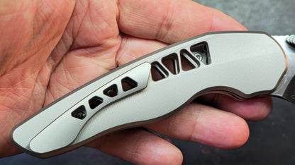 TWOSUN TS629 Titanium Handle D2 Blade