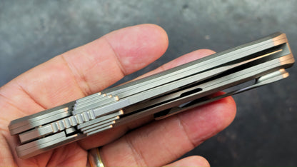 TWOSUN TS629 Titanium Handle D2 Blade