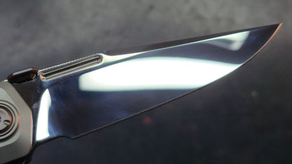 Ketuo Bratva Titanium/Carbon Fiber Handle M390 Blade (Mirror Polished)
