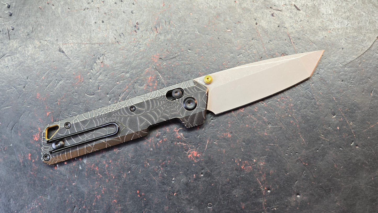 Vosteed Parallel (SPIDER WEB) Titanium Handle CPM S35VN Blade