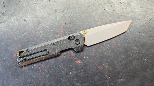 Vosteed Parallel (SPIDER WEB) Titanium Handle CPM S35VN Blade