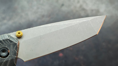 Vosteed Parallel (SPIDER WEB) Titanium Handle CPM S35VN Blade