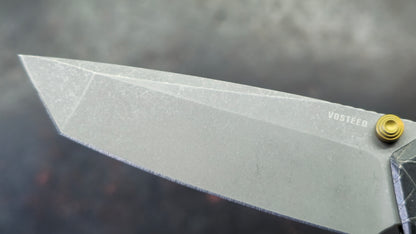 Vosteed Parallel (SPIDER WEB) Titanium Handle CPM S35VN Blade