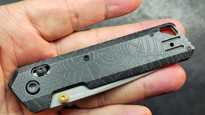 Vosteed Parallel (SPIDER WEB) Titanium Handle CPM S35VN Blade