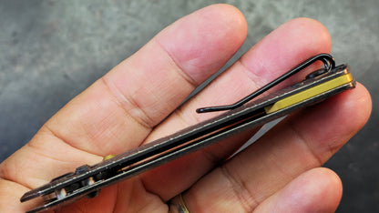 Vosteed Parallel (SPIDER WEB) Titanium Handle CPM S35VN Blade