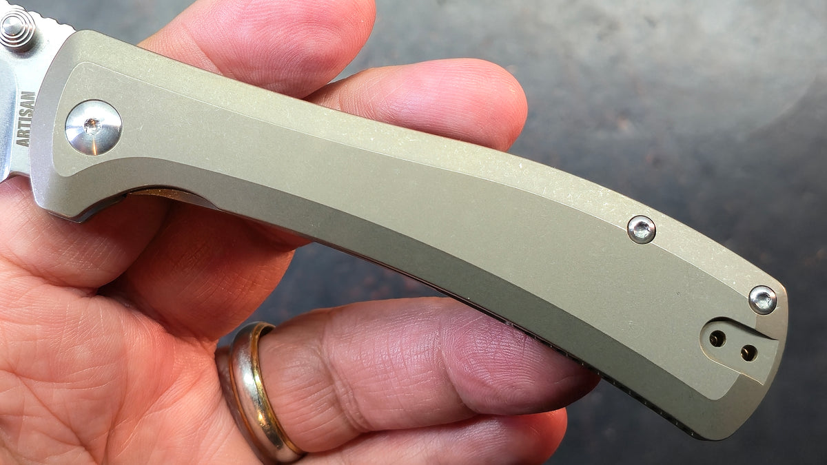 Artisan Cutlery Santee Titanium Handle S35VN Blade