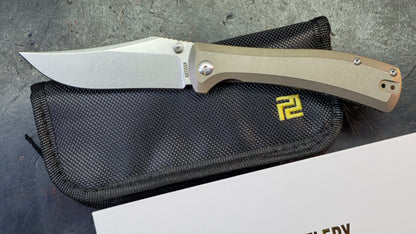 Artisan Cutlery Santee Titanium Handle S35VN Blade