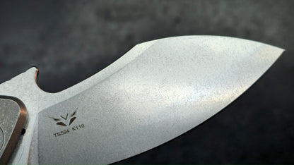 TWOSUN TS594 (MODIFIED) Titanium Handle K110 Blade