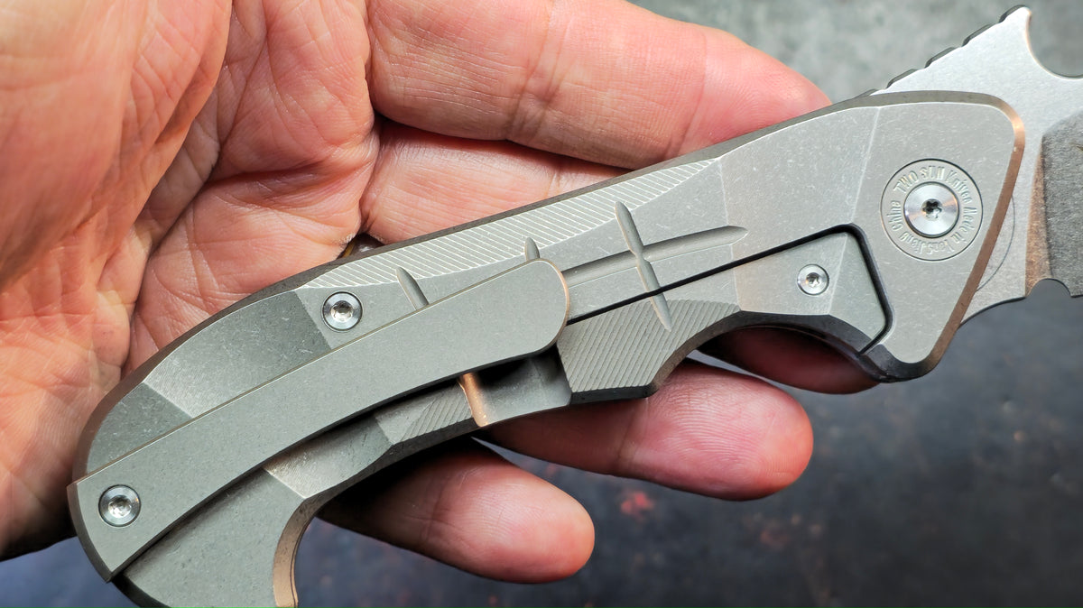 TWOSUN TS594 (MODIFIED) Titanium Handle K110 Blade