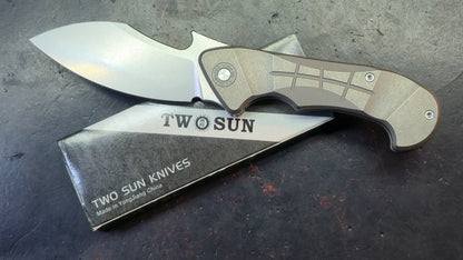TWOSUN TS594 (MODIFIED) Titanium Handle K110 Blade