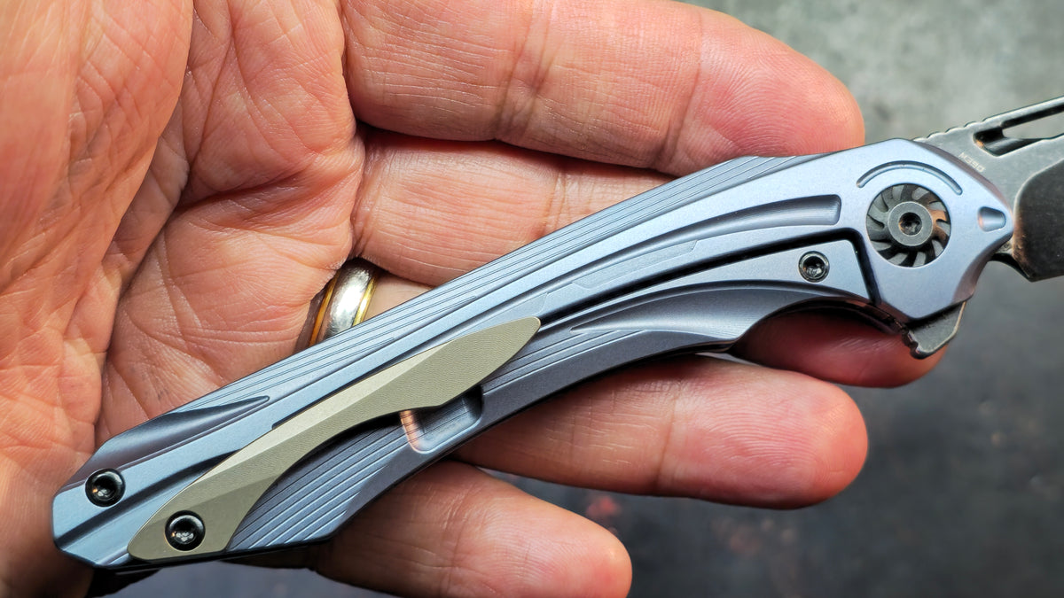 BESTECH WIBRA Titanium Handle M390 Blade