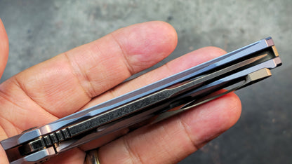 BESTECH WIBRA Titanium Handle M390 Blade