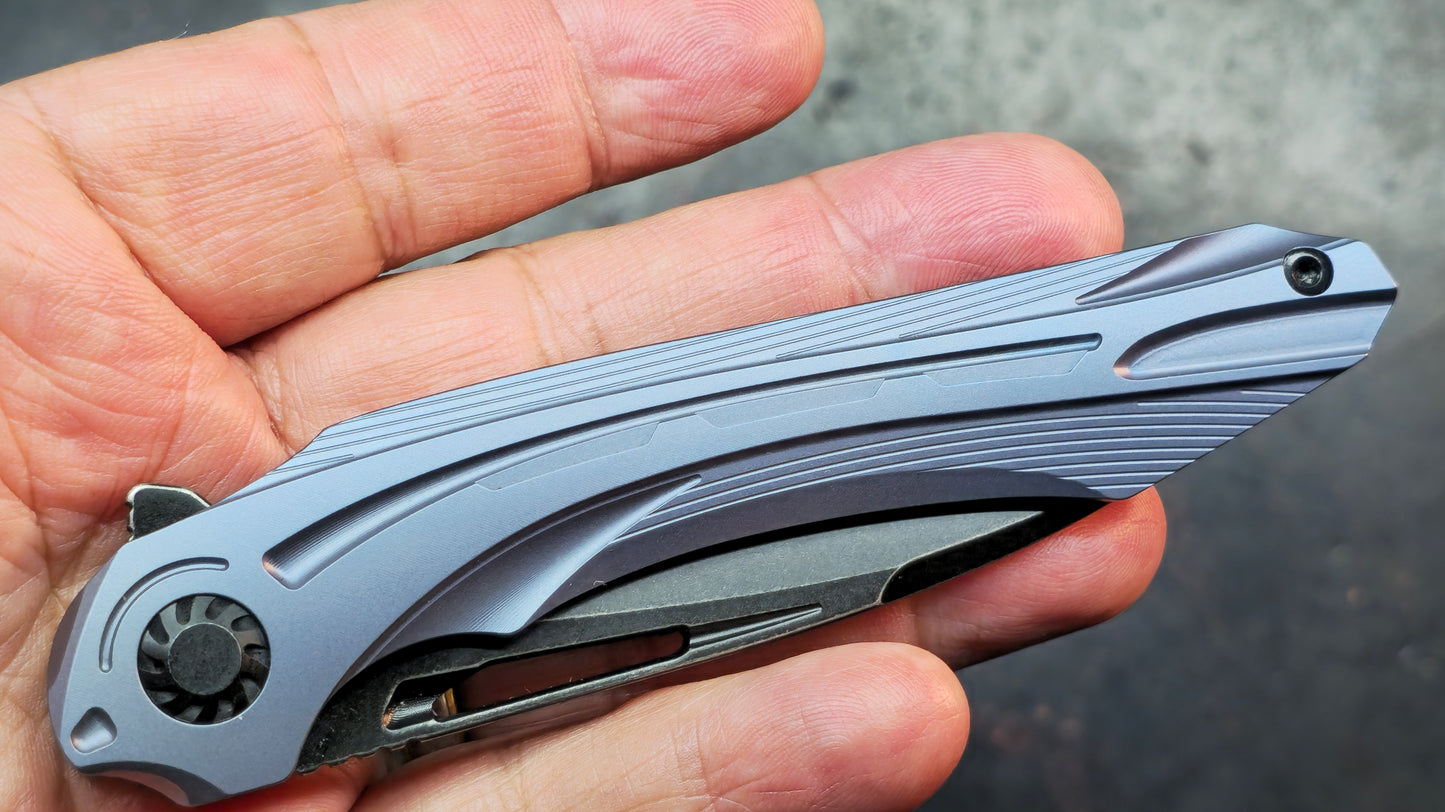 BESTECH WIBRA Titanium Handle M390 Blade