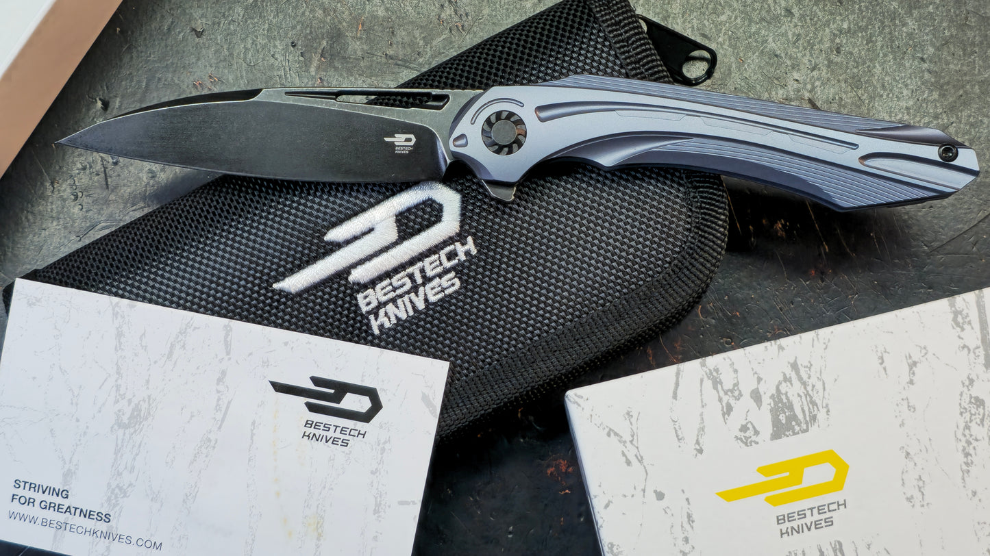 BESTECH WIBRA Titanium Handle M390 Blade