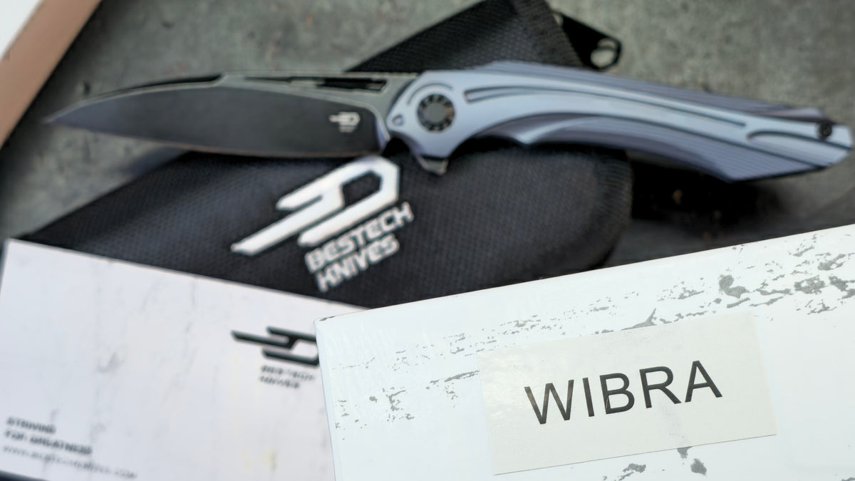 BESTECH WIBRA Titanium Handle M390 Blade