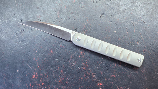 Mocenary Knives Pipefish MK-16 Titanium Handle M390 Blade