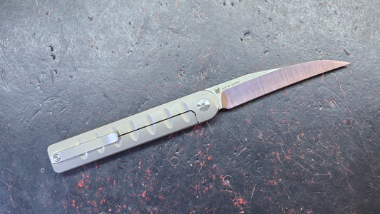 Mocenary Knives Pipefish MK-16 Titanium Handle M390 Blade