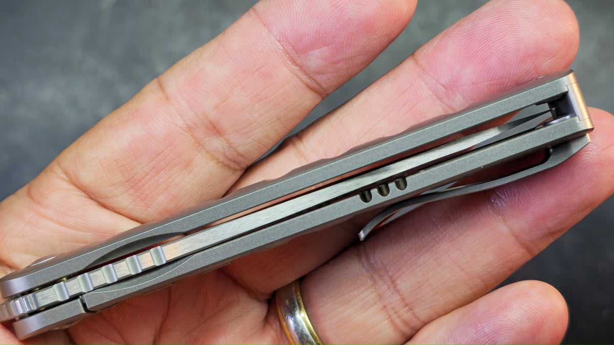 Mocenary Knives Pipefish MK-16 Titanium Handle M390 Blade