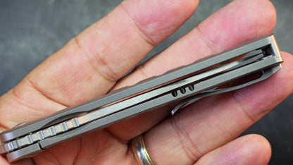 Mocenary Knives Pipefish MK-16 Titanium Handle M390 Blade