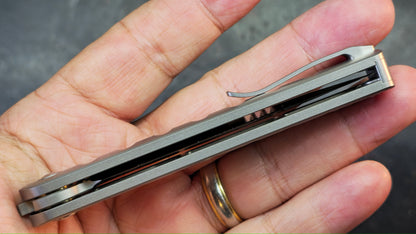 Mocenary Knives Pipefish MK-16 Titanium Handle M390 Blade
