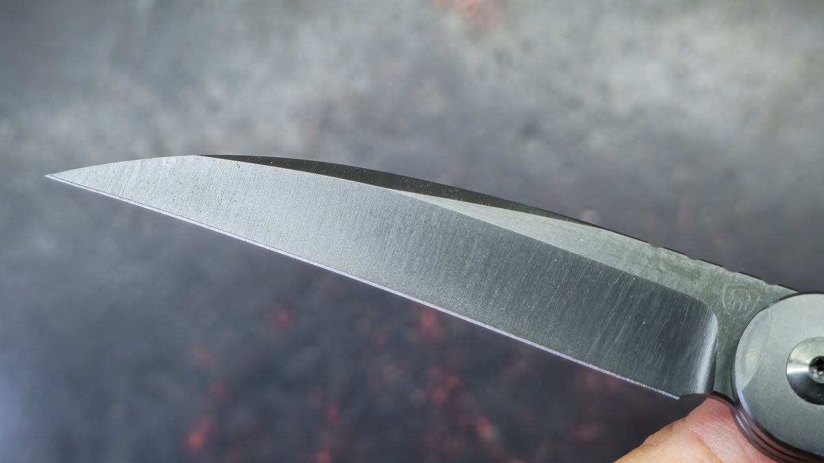 Mocenary Knives Pipefish MK-16 Black Titanium Handle M390 DLC Blade
