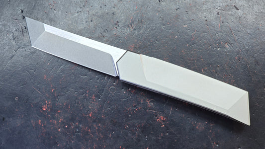 Mocenary MK-05(A) Tenon & Mortise Titanium Handle M390 Blade