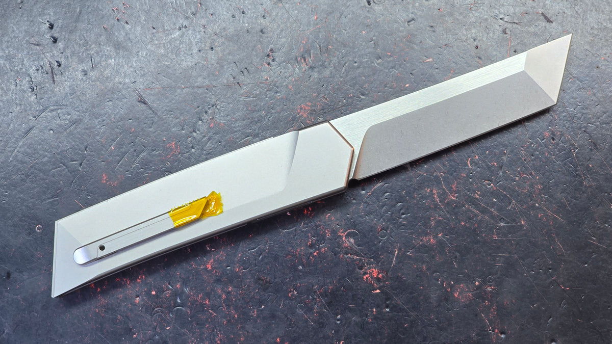 Mocenary MK-05(A) Mortise & Tenon Titanium Handle M390 Blade