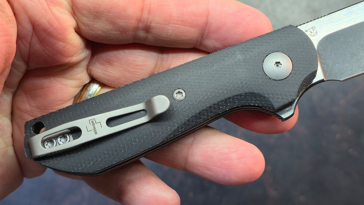 Boker Plus Corvus Micarta Handle Nitro-V Blade