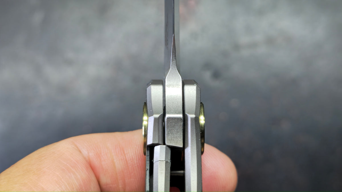TWOSUN TS142 INTEGRAL Titanium-Carbon Fiber-Micarta Handle M390 Blade